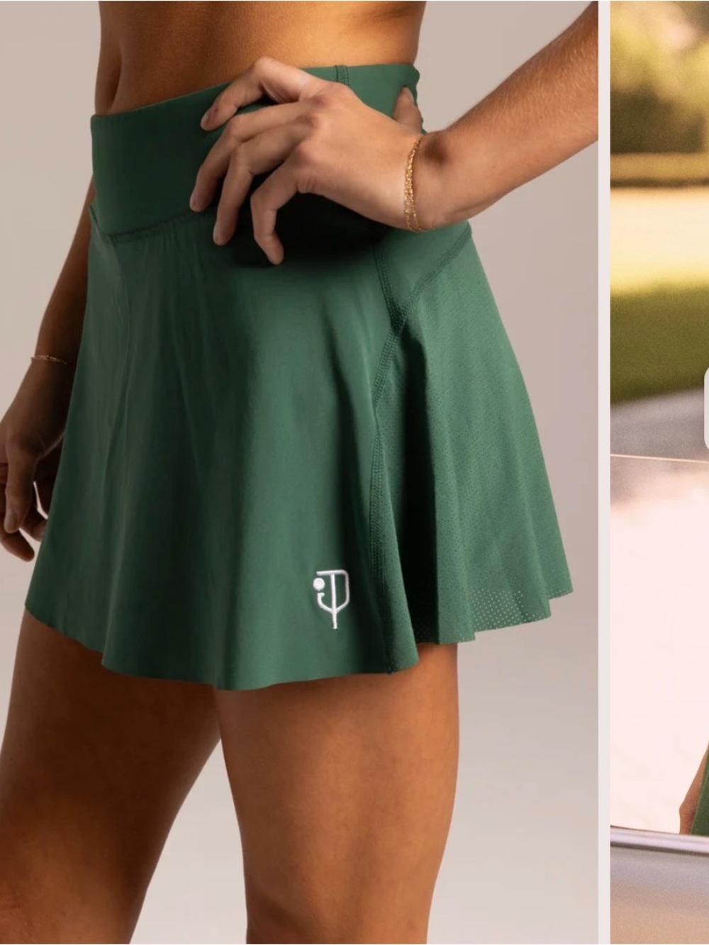 NWT J Pritchard Women’s Pickleball Skirt Green size Small